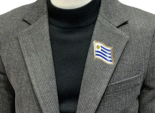 vmcoatdu Country Flag Pin Badge International Travel Brooch Metal Alloy Souvenir Pin for Hat Clothes Backpack - 2