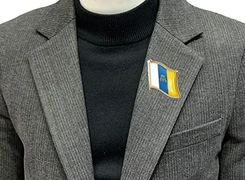 vmcoatdu Country Flag Pin Badge International Travel Brooch Metal Alloy Souvenir Pin for Hat Clothes Backpack - 2