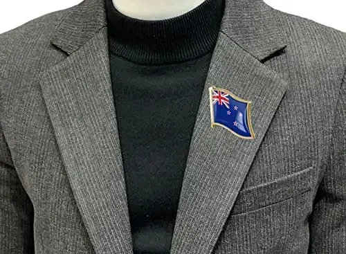 vmcoatdu Country Flag Pin Badge International Travel Brooch Metal Alloy Souvenir Pin for Hat Clothes Backpack - 2