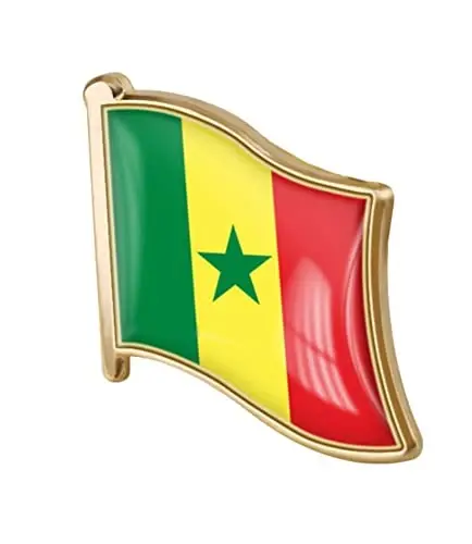 vmcoatdu Country Flag Pin Badge International Travel Brooch Metal Alloy Souvenir Pin for Hat Clothes Backpack - 1