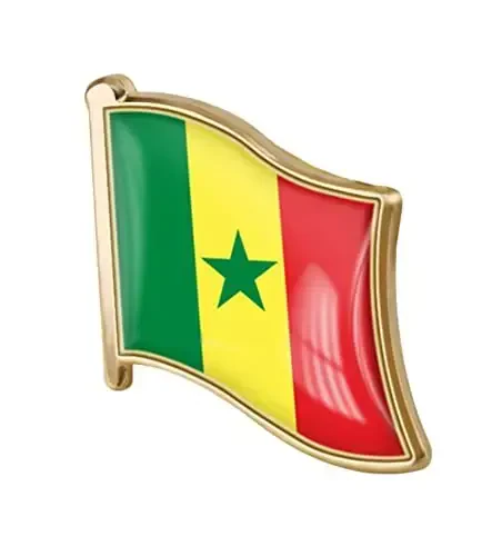 vmcoatdu Country Flag Pin Badge International Travel Brooch Metal Alloy Souvenir Pin for Hat Clothes Backpack - 1