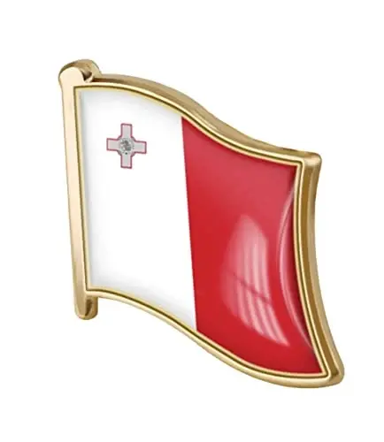 vmcoatdu Country Flag Pin Badge International Travel Brooch Metal Alloy Souvenir Pin for Hat Clothes Backpack 