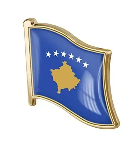vmcoatdu Country Flag Pin Badge International Travel Brooch Metal Alloy Souvenir Pin for Hat Clothes Backpack 