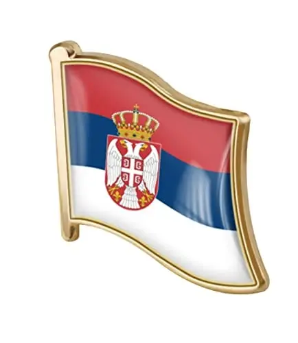 vmcoatdu Country Flag Pin Badge International Travel Brooch Metal Alloy Souvenir Pin for Hat Clothes Backpack - 1