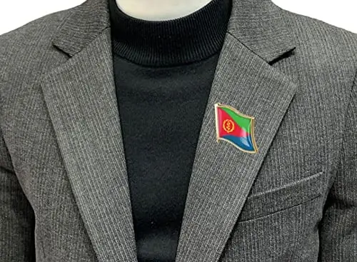 vmcoatdu Country Flag Pin Badge International Travel Brooch Metal Alloy Souvenir Pin for Hat Clothes Backpack - 2