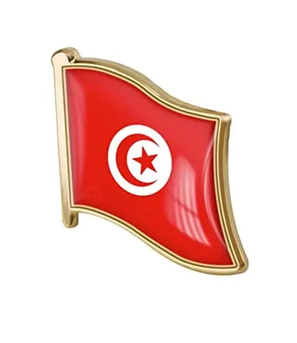 vmcoatdu Country Flag Pin Badge International Travel Brooch Metal Alloy Souvenir Pin for Hat Clothes Backpack - 1