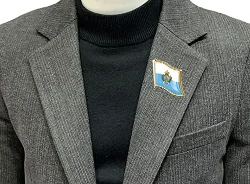 vmcoatdu Country Flag Pin Badge International Travel Brooch Metal Alloy Souvenir Pin for Hat Clothes Backpack - VMCOATDU (1)