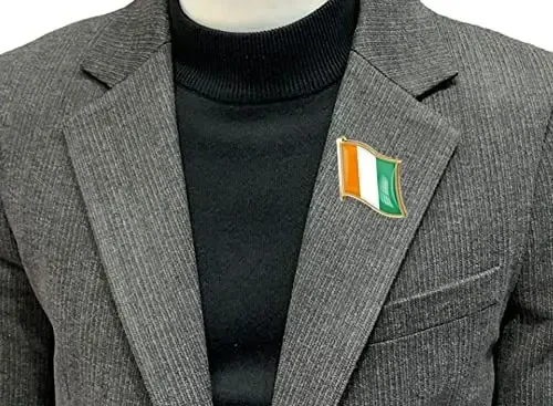 vmcoatdu Country Flag Pin Badge International Travel Brooch Metal Alloy Souvenir Pin for Hat Clothes Backpack - 2