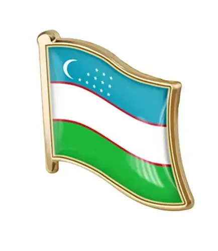 vmcoatdu Country Flag Pin Badge International Travel Brooch Metal Alloy Souvenir Pin for Hat Clothes Backpack 