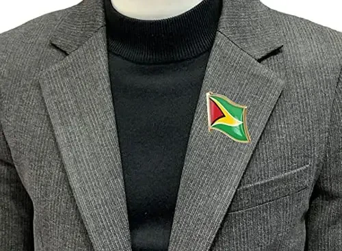 vmcoatdu Country Flag Pin Badge International Travel Brooch Metal Alloy Souvenir Pin for Hat Clothes Backpack - 2