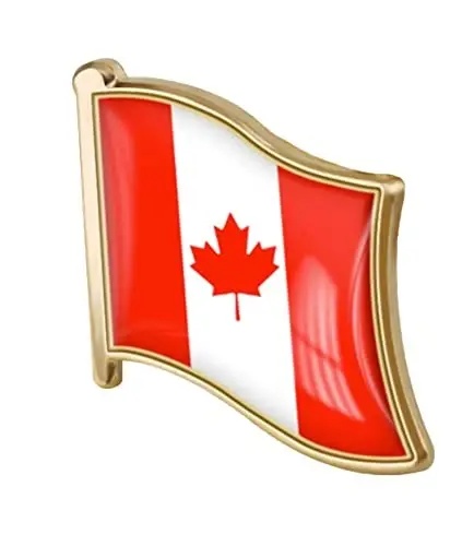 vmcoatdu Country Flag Pin Badge International Travel Brooch Metal Alloy Souvenir Pin for Hat Clothes Backpack - 1