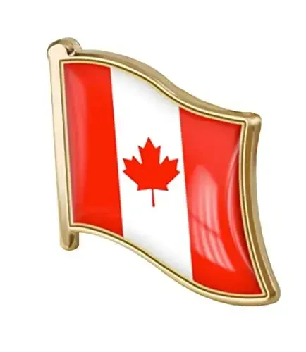 vmcoatdu Country Flag Pin Badge International Travel Brooch Metal Alloy Souvenir Pin for Hat Clothes Backpack - 1