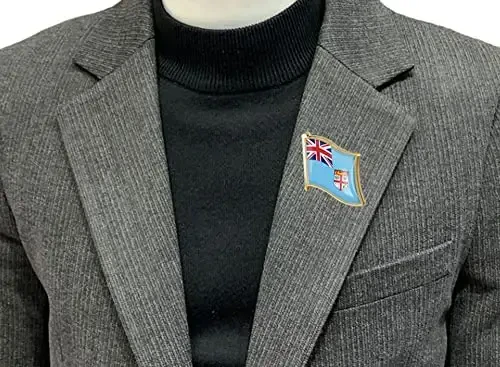 vmcoatdu Country Flag Pin Badge International Travel Brooch Metal Alloy Souvenir Pin for Hat Clothes Backpack - 2