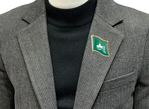 vmcoatdu Country Flag Pin Badge International Travel Brooch Metal Alloy Souvenir Pin for Hat Clothes Backpack - 2