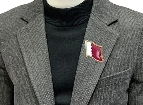 vmcoatdu Country Flag Pin Badge International Travel Brooch Metal Alloy Souvenir Pin for Hat Clothes Backpack - 2