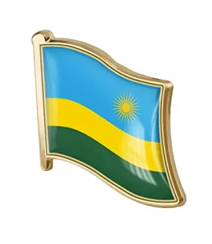 vmcoatdu Country Flag Pin Badge International Travel Brooch Metal Alloy Souvenir Pin for Hat Clothes Backpack 