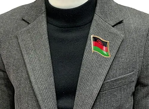 vmcoatdu Country Flag Pin Badge International Travel Brooch Metal Alloy Souvenir Pin for Hat Clothes Backpack - 2