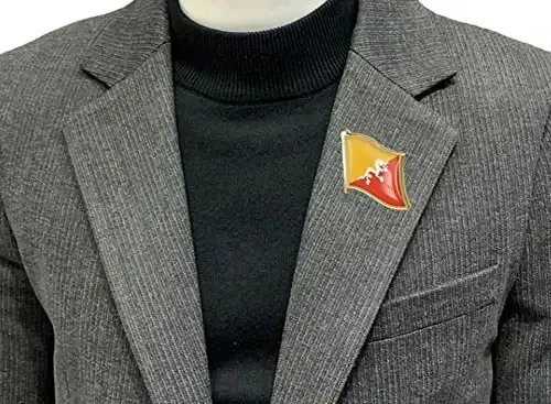 vmcoatdu Country Flag Pin Badge International Travel Brooch Metal Alloy Souvenir Pin for Hat Clothes Backpack - VMCOATDU (1)