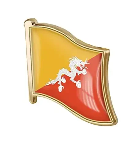 vmcoatdu Country Flag Pin Badge International Travel Brooch Metal Alloy Souvenir Pin for Hat Clothes Backpack - 1