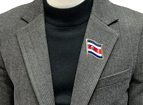 vmcoatdu Country Flag Pin Badge International Travel Brooch Metal Alloy Souvenir Pin for Hat Clothes Backpack - 2