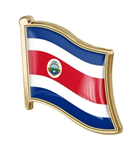 vmcoatdu Country Flag Pin Badge International Travel Brooch Metal Alloy Souvenir Pin for Hat Clothes Backpack - VMCOATDU