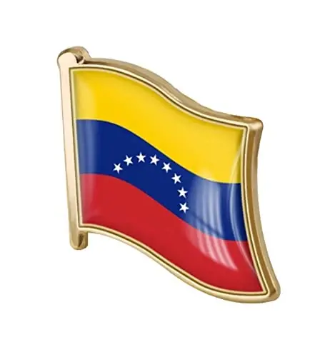 vmcoatdu Country Flag Pin Badge International Travel Brooch Metal Alloy Souvenir Pin for Hat Clothes Backpack - 1