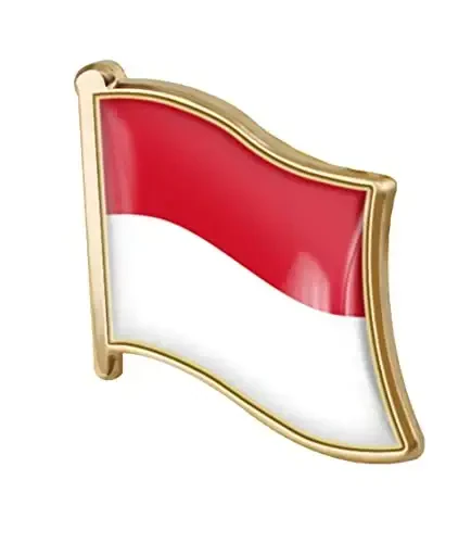 vmcoatdu Country Flag Pin Badge International Travel Brooch Metal Alloy Souvenir Pin for Hat Clothes Backpack - 1