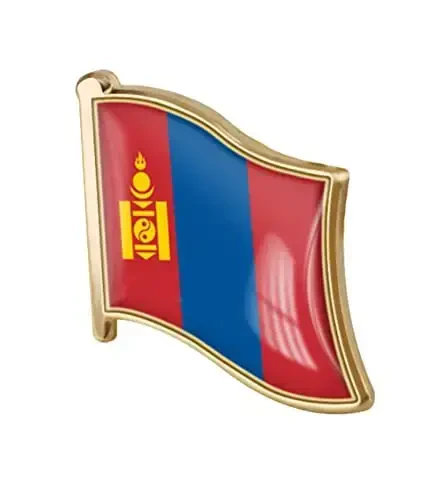 vmcoatdu Country Flag Pin Badge International Travel Brooch Metal Alloy Souvenir Pin for Hat Clothes Backpack - 1
