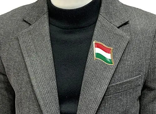 vmcoatdu Country Flag Pin Badge International Travel Brooch Metal Alloy Souvenir Pin for Hat Clothes Backpack - 2