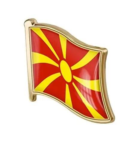 vmcoatdu Country Flag Pin Badge International Travel Brooch Metal Alloy Souvenir Pin for Hat Clothes Backpack - 1