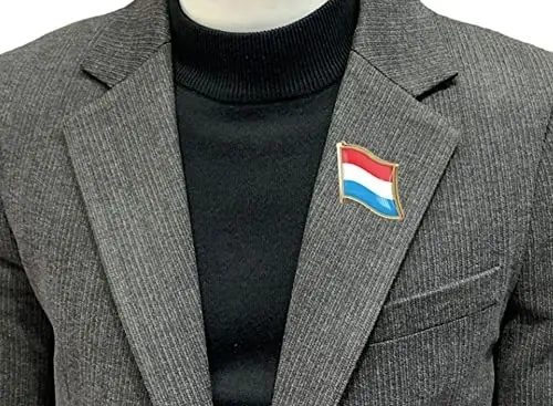 vmcoatdu Country Flag Pin Badge International Travel Brooch Metal Alloy Souvenir Pin for Hat Clothes Backpack - 2