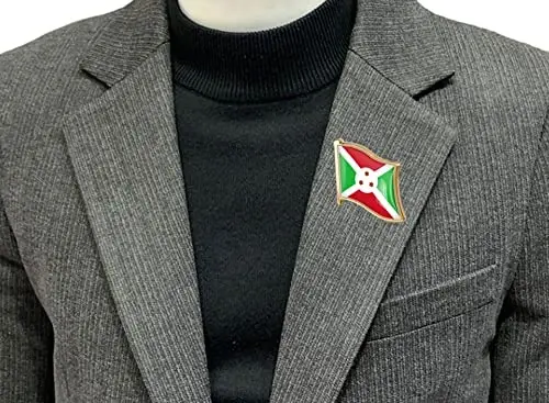 vmcoatdu Country Flag Pin Badge International Travel Brooch Metal Alloy Souvenir Pin for Hat Clothes Backpack - 2