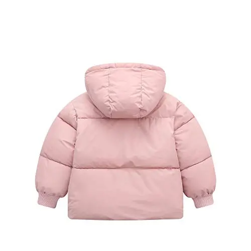 Vmterliya Baby Winter Coats, Outerwear for Toddler Kids Infants Boys Girls Light Puffer Warm Hooded Down Jacket for 2-7 Years - 2