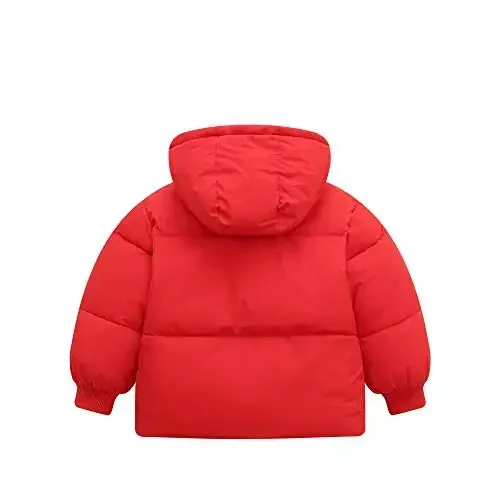 Vmterliya Baby Winter Coats, Outerwear for Toddler Kids Infants Boys Girls Light Puffer Warm Hooded Down Jacket for 2-7 Years - VMTERLIYA (1)