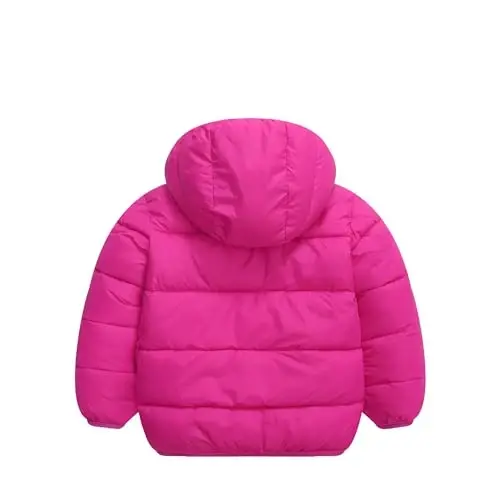Vmterliya Toddler Kids chaqaloq o'g'il bolalar qizlar uchun qishki palto Yengil puffli issiq qalin kaputli pastga tushadigan kurtka 2-7 yosh - VMTERLIYA (1)