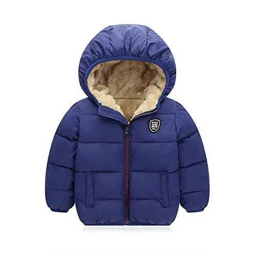 Vmterliya Winter Coats for Toddler Kids Infants Baby Boys Girls Light Puffer Warm Thick Hooded Down Jacket for 2-7 Years 