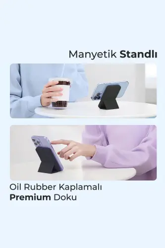 Внешний аккумулятор By Deji Magsafe 10000 Mah с подставкой 20w Быстрая портативная батарея для Iphone 12 13 14 15 - 4