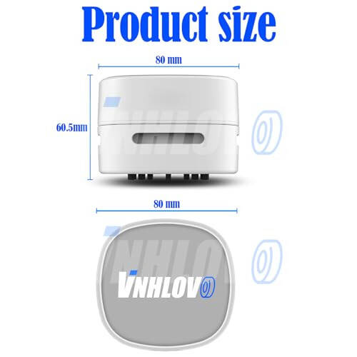 VNHLOVO Mini Araba Vakum Temizleyici - Kablosuz Kolaylık, Etkin Temizlik İçin - Yüksek Emme Gücü, Düşük Gürültü - 2