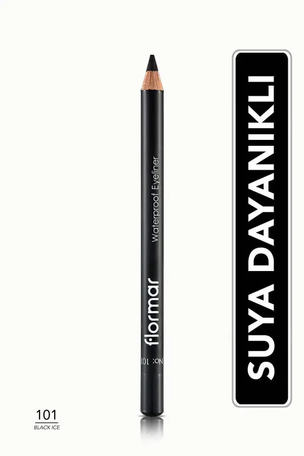 Водонепроницаемая подводка для глаз с матовым финишем (ЧЕРНЫЙ) - Waterproof Eyeliner - 101 Black Ice - 8690604109012 - 6