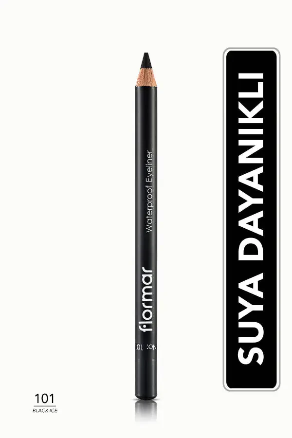 Водонепроницаемая подводка для глаз с матовым финишем (ЧЕРНЫЙ) - Waterproof Eyeliner - 101 Black Ice - 8690604109012 - 11