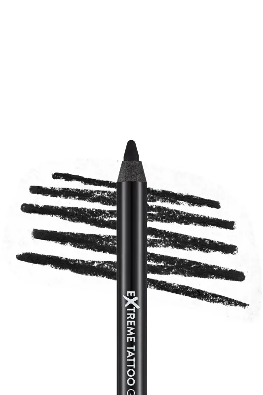 Водостойкий гелевый карандаш для глаз (ЧЕРНЫЙ)-extreme Tattoo Gel Pencil-006 Onyx-8682536028882 - 5