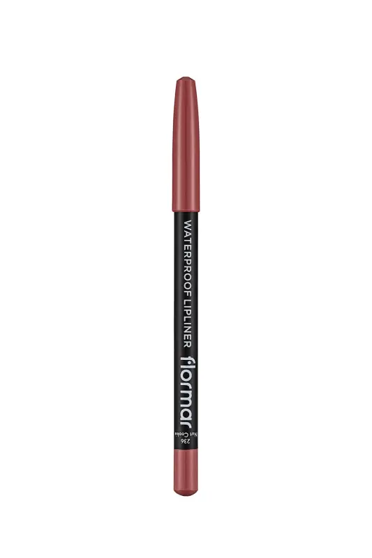 Водостойкий карандаш для губ (КОФЕ) - Waterproof Lipliner - 236 Nut Cookie - 8690604567492-236 NUT COOKIE - 3