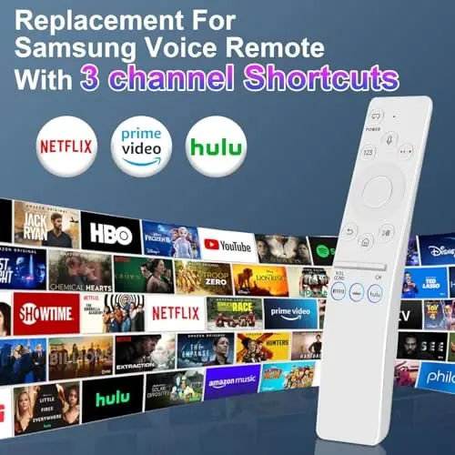 Voice Replacement for Samsung-TV-Remote Control, Compatible for All Samsung Smart TV Remote with Voice Function - 3