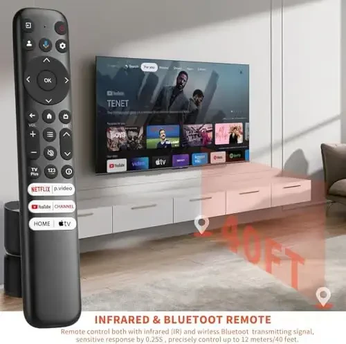 Voice Replacement Remote for TCL Google TV Remote, Compatible with TCL Q6/Q7/QM8/S3/S4 Series（Not Applicable to Roku TVs） - 5