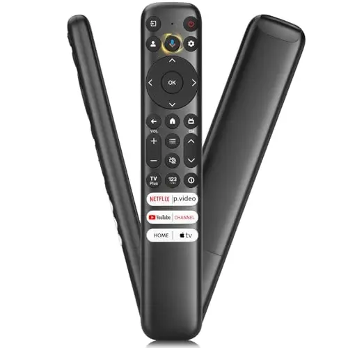 Voice Replacement Remote for TCL Google TV Remote, Compatible with TCL Q6/Q7/QM8/S3/S4 Series（Not Applicable to Roku TVs） - ANGROX