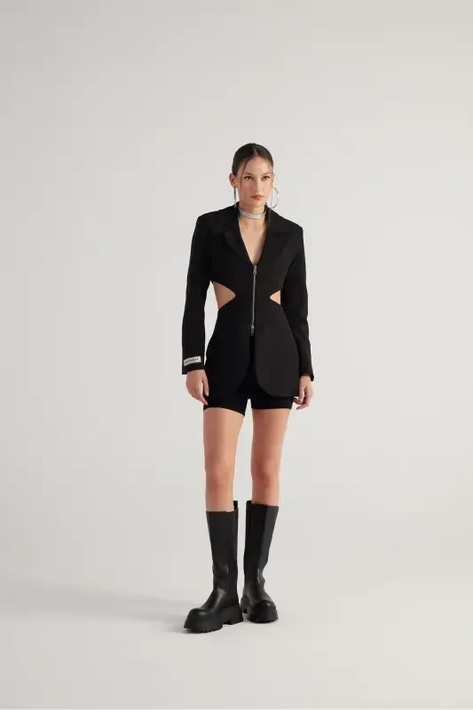 Voila Blazer Ceket Siyah - 3