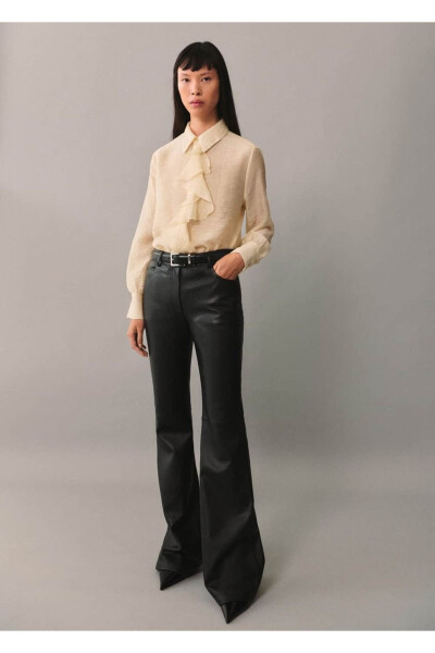 Volanli Lyocell ko'ylagi - MANGO (1)