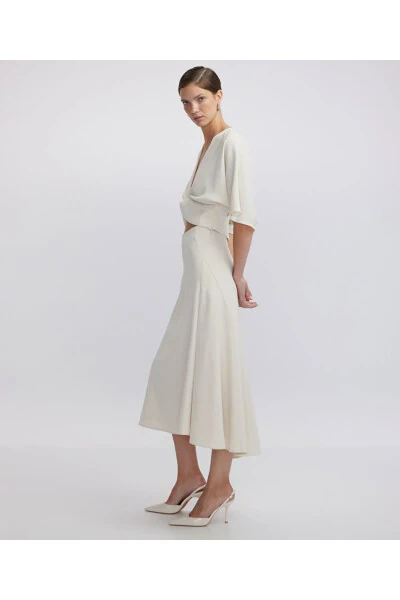Volanlı midi etek - İPEKYOL (1)