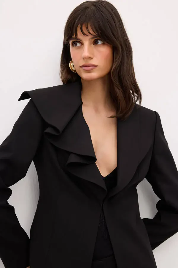 Volant Detail Jacket - 1