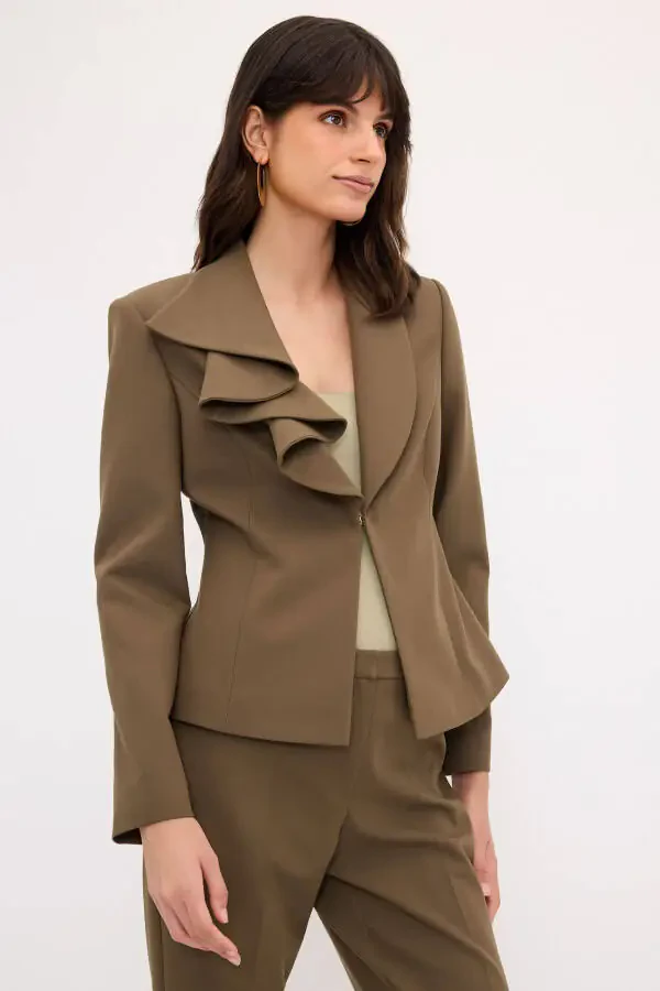 Volant Detail Jacket - 1